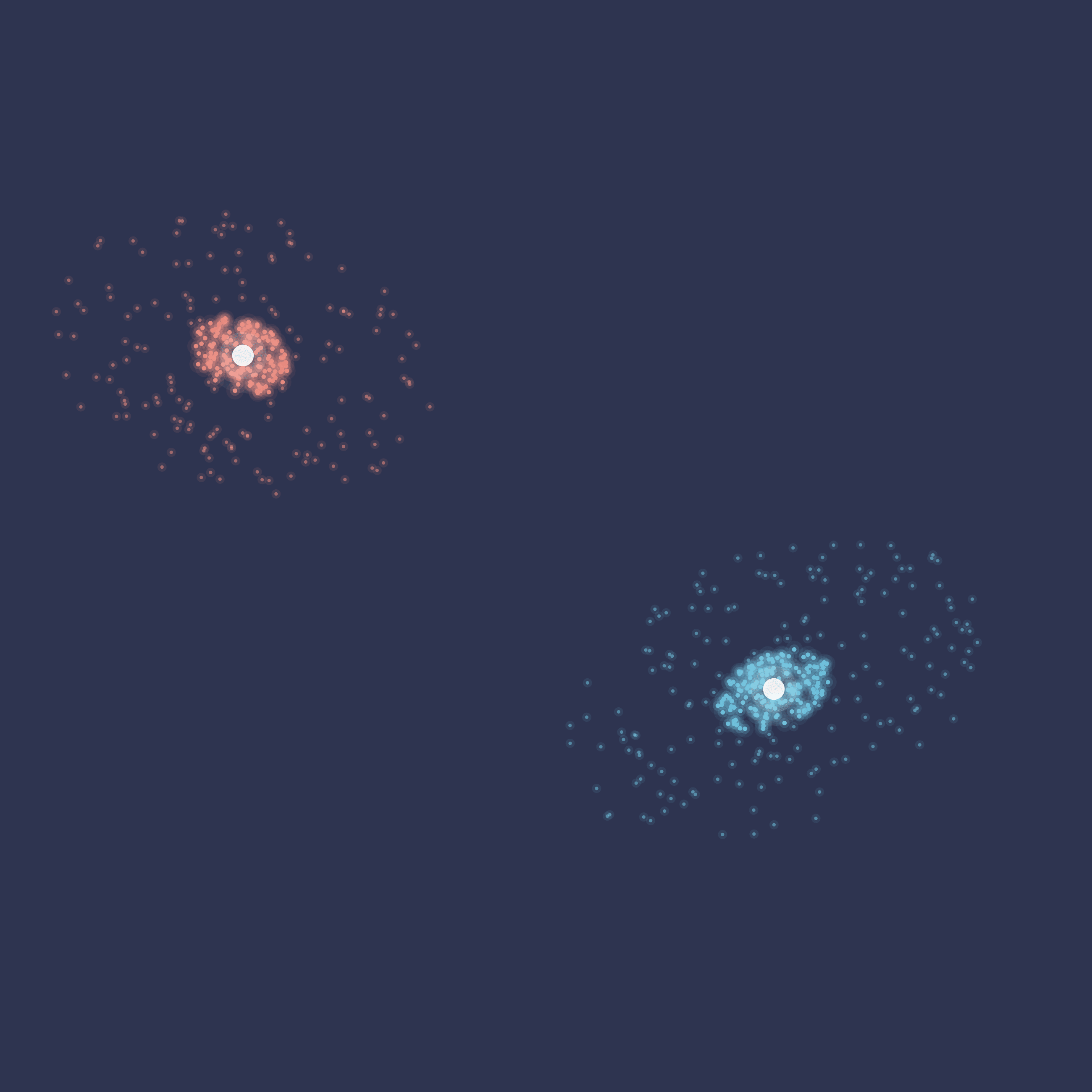Animation of two spiral galaxies tidally interacting into a morphologically merging pair, crossfading into the real NASA/ESA Hubble photo of the Mice Galaxies (NGC 4676) for comparison